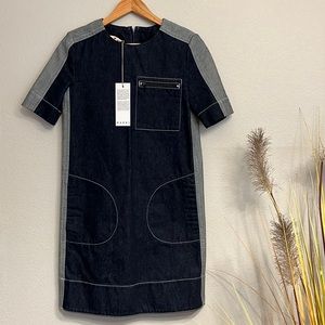 Marni Women’s Denim Shift Dress with Pockets - NEVER WORN WITH TAGS!
